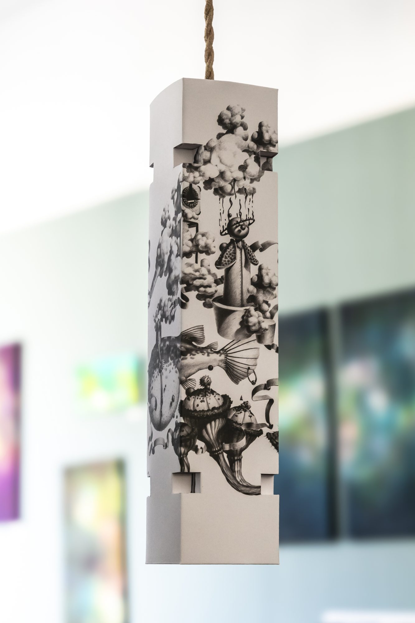 luminaires papier d'Étienne Viollet