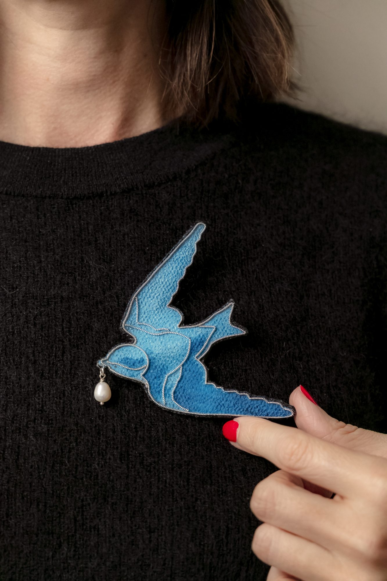 bijoux broche artisanale - cadeau unique