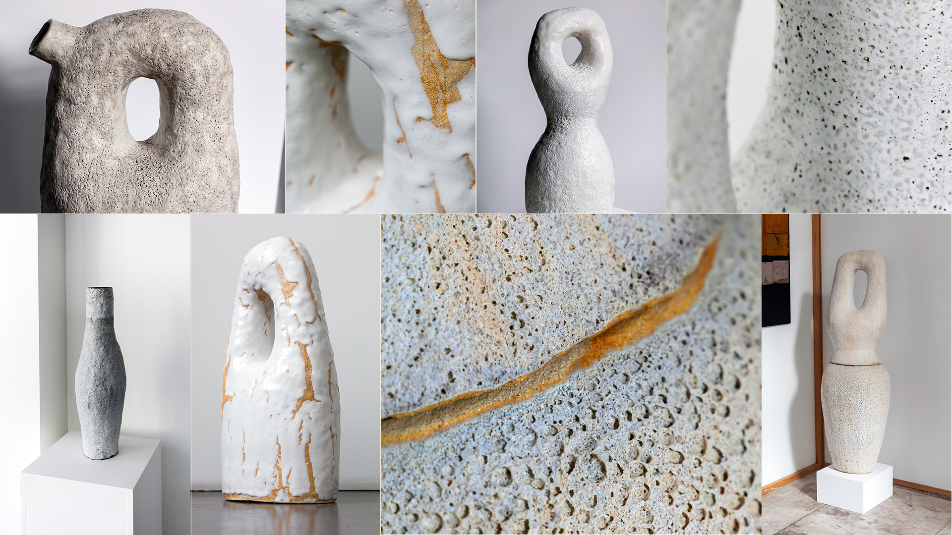 Guillaume Garès - Sculpture en grès émaillé